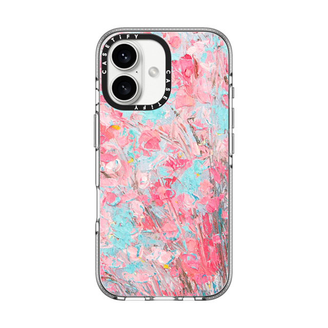 Ann Marie Coolick x CASETiFY iPhone 16 Case Floral,Pastel Clear Clear Case MagSafe Compatible Cherry Blooms Mother's Day Ann Marie Coolick x CASETiFY iPhone 16 Case Floral,Pastel Clear Clear Case MagSafe Compatible Cherry Blooms Mother's Day