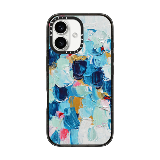 Ann Marie Coolick x CASETiFY iPhone 16 Case Geometric,Fine Art ブラック インパクトケース Wintry Azure Mother's Day Ann Marie Coolick x CASETiFY iPhone 16 Case Geometric,Fine Art ブラック インパクトケース Wintry Azure Mother's Day