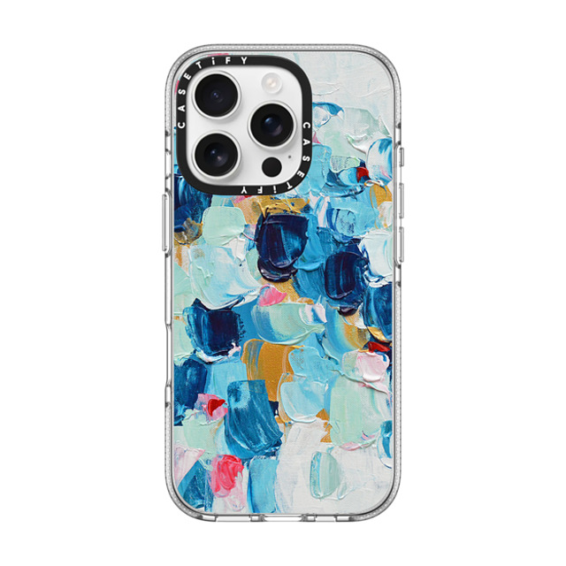 Ann Marie Coolick x CASETiFY iPhone 16 Pro ケース Geometric,Fine Art クリア クリア ケース MagSafe対応 Wintry Azure Father's Day Ann Marie Coolick x CASETiFY iPhone 16 Pro ケース Geometric,Fine Art クリア クリア ケース MagSafe対応 Wintry Azure Father's Day