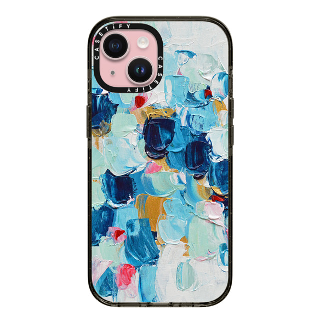 Ann Marie Coolick x CASETiFY iPhone 15 Case Geometric,Fine Art ブラック インパクトケース MagSafe対応 Wintry Azure Mother's Day Ann Marie Coolick x CASETiFY iPhone 15 Case Geometric,Fine Art ブラック インパクトケース MagSafe対応 Wintry Azure Mother's Day