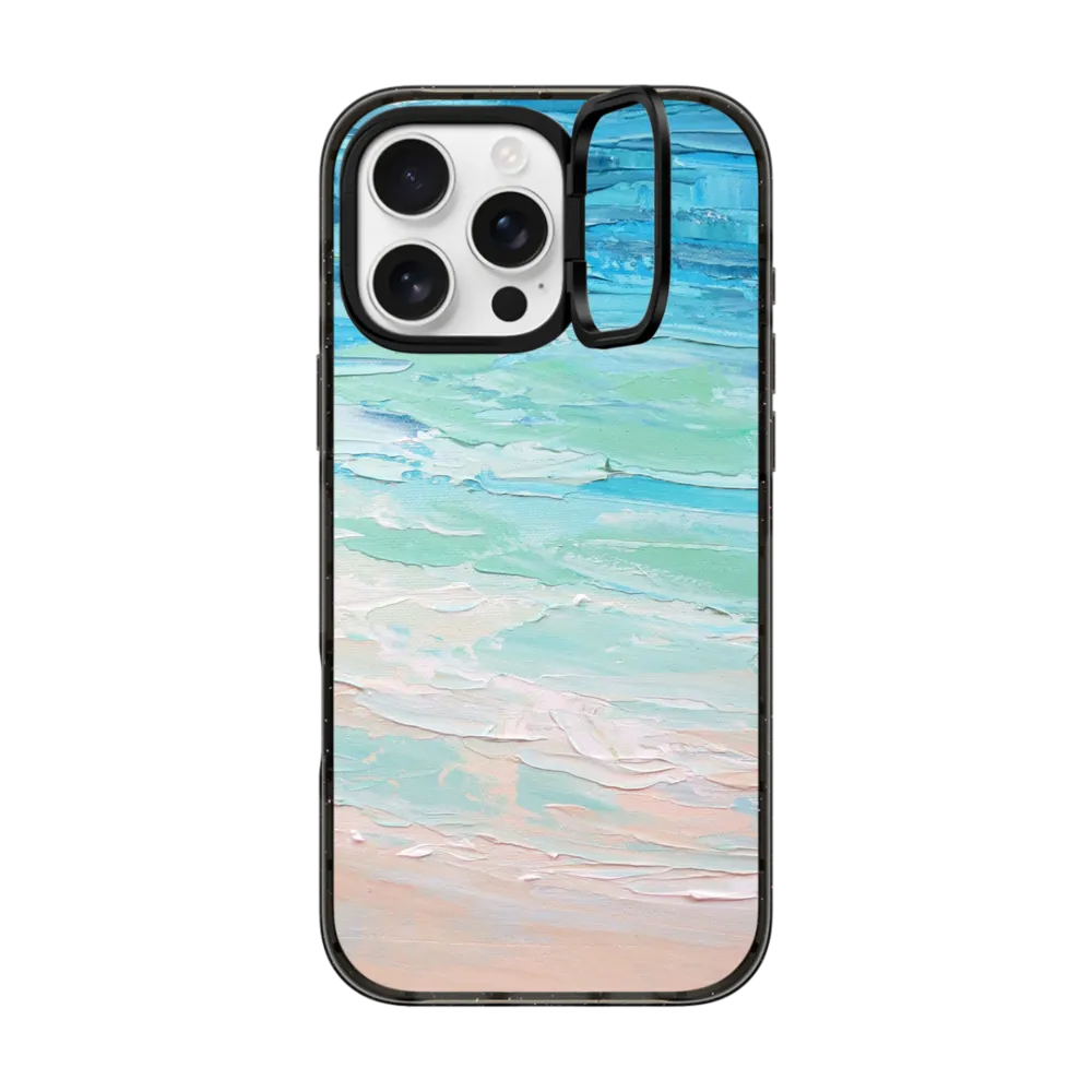 Impact Ring Stand iPhone 16 Pro Max Case MagSafe Compatible - Ocean Tides