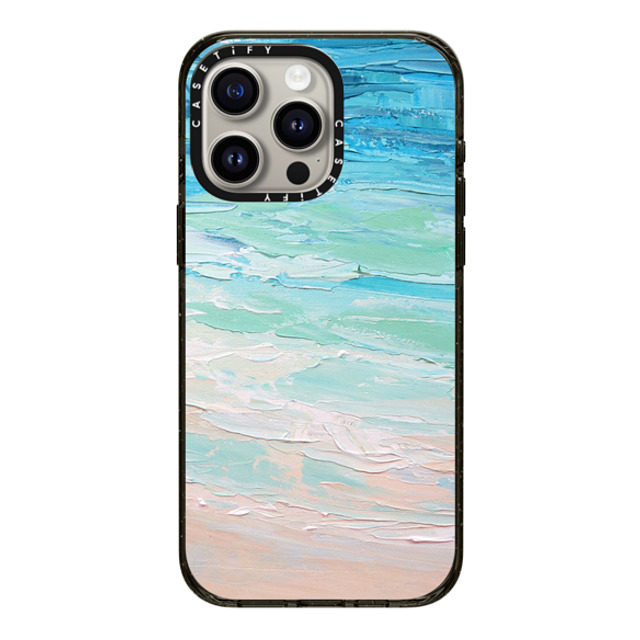 Ann Marie Coolick x CASETiFY iPhone 15 Pro Max ケース ブラック インパクトケース Ocean Tides