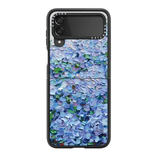 Galaxy Z Flip4 - Nantucket Blue Hydrangeas