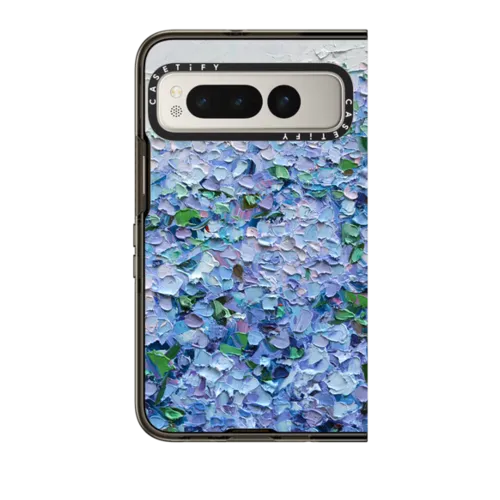 Pixel Fold - Nantucket Blue Hydrangeas