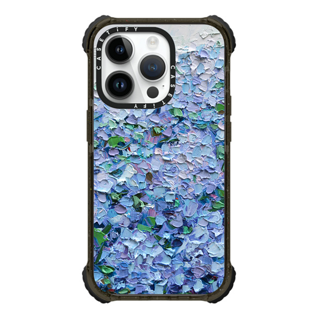 Ann Marie Coolick x CASETiFY iPhone 14 Pro Case Black ウルトラインパクトケース Nantucket Blue Hydrangeas Ann Marie Coolick x CASETiFY iPhone 14 Pro Case Black ウルトラインパクトケース Nantucket Blue Hydrangeas