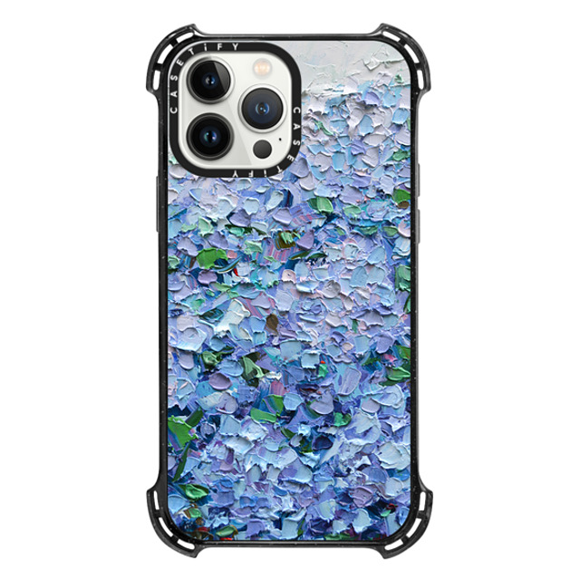 Ann Marie Coolick x CASETiFY iPhone 13 Pro Max ケース Floral,Fine Art Triple Black バウンスケース Nantucket Blue Hydrangeas Father's Day Ann Marie Coolick x CASETiFY iPhone 13 Pro Max ケース Floral,Fine Art Triple Black バウンスケース Nantucket Blue Hydrangeas Father's Day