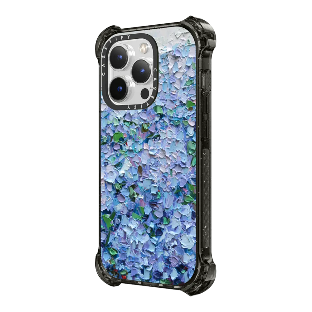 Bounce iPhone 14 Pro Max Case MagSafe Compatible - Nantucket Blue Hydrangeas