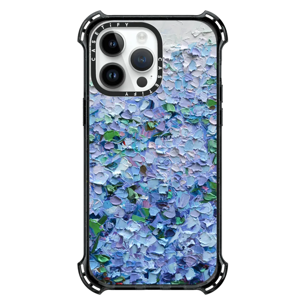 Bounce iPhone 14 Pro Max Case MagSafe Compatible - Nantucket Blue Hydrangeas