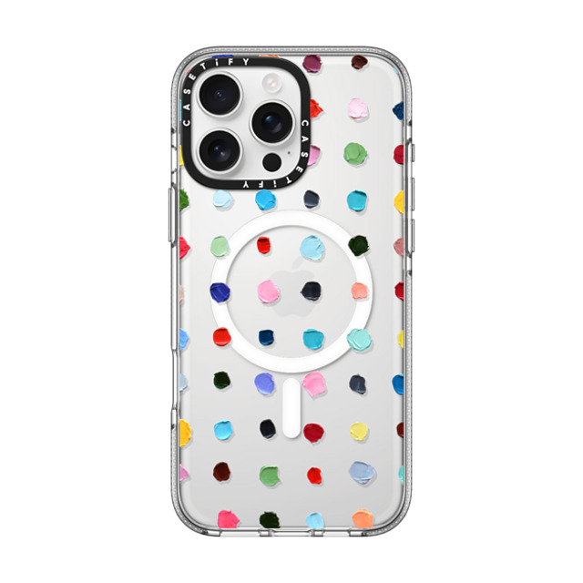 Ann Marie Coolick x CASETiFY iPhone 16 Pro Max Case Pattern,Fine Art Clear Clear Case MagSafe Compatible Infinite Polka Daubs Father's Day Ann Marie Coolick x CASETiFY iPhone 16 Pro Max Case Pattern,Fine Art Clear Clear Case MagSafe Compatible Infinite Polka Daubs Father's Day