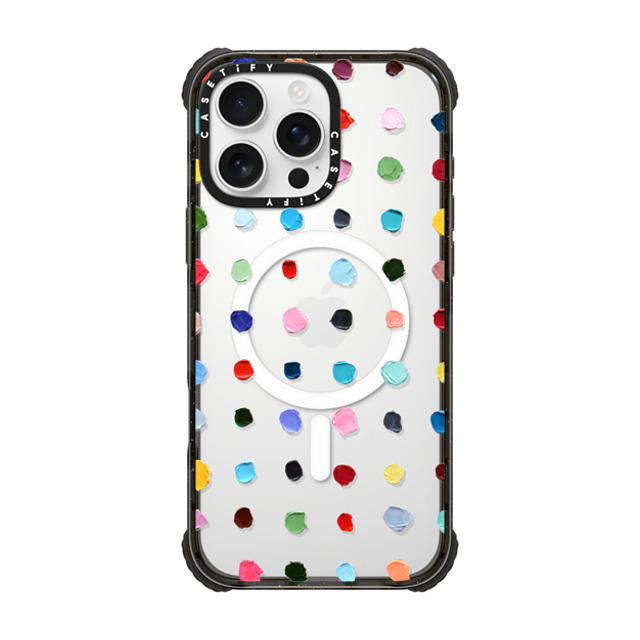 Ann Marie Coolick x CASETiFY iPhone 16 Pro Max Case Pattern,Fine Art Black ウルトラ インパクトケース MagSafe 対応 Infinite Polka Daubs Father's Day Ann Marie Coolick x CASETiFY iPhone 16 Pro Max Case Pattern,Fine Art Black ウルトラ インパクトケース MagSafe 対応 Infinite Polka Daubs Father's Day