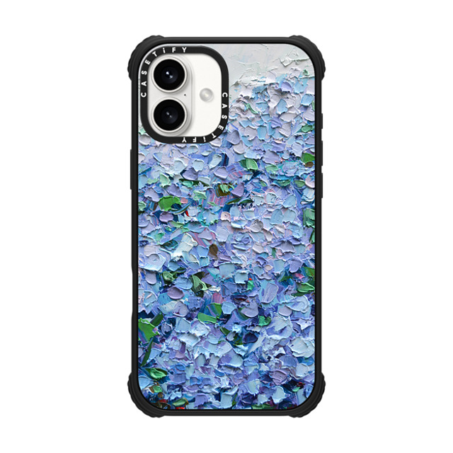 Ann Marie Coolick x CASETiFY iPhone 16 Plus Case Matte Black ウルトラ インパクトケース MagSafe 対応 Nantucket Blue Hydrangeas Ann Marie Coolick x CASETiFY iPhone 16 Plus Case Matte Black ウルトラ インパクトケース MagSafe 対応 Nantucket Blue Hydrangeas