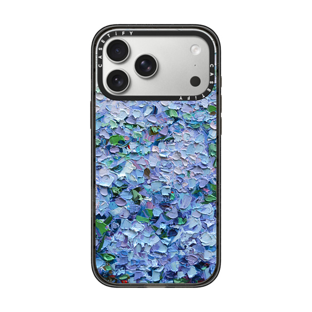 Ann Marie Coolick x CASETiFY iPhone 17 Pro Max ケース Floral,Fine Art ブラック インパクトケース MagSafe対応 Nantucket Blue Hydrangeas Ann Marie Coolick x CASETiFY iPhone 17 Pro Max ケース Floral,Fine Art ブラック インパクトケース MagSafe対応 Nantucket Blue Hydrangeas