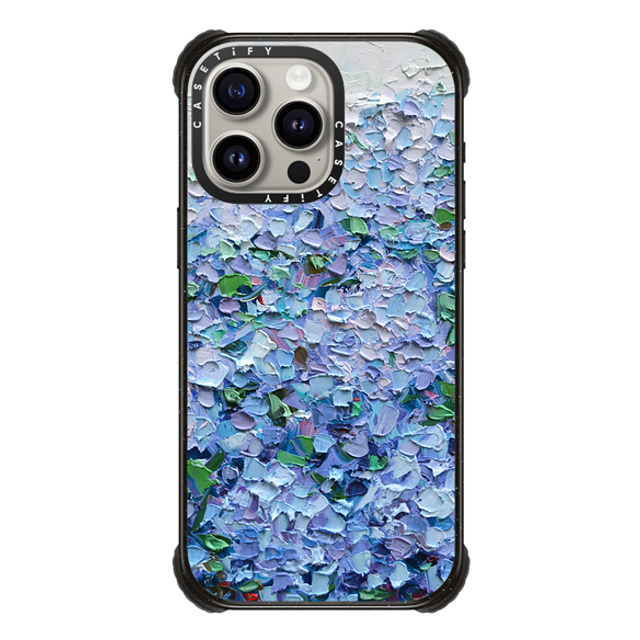 Ann Marie Coolick x CASETiFY iPhone 15 Pro Max Case Black ウルトラ インパクトケース MagSafe 対応 Nantucket Blue Hydrangeas Ann Marie Coolick x CASETiFY iPhone 15 Pro Max Case Black ウルトラ インパクトケース MagSafe 対応 Nantucket Blue Hydrangeas