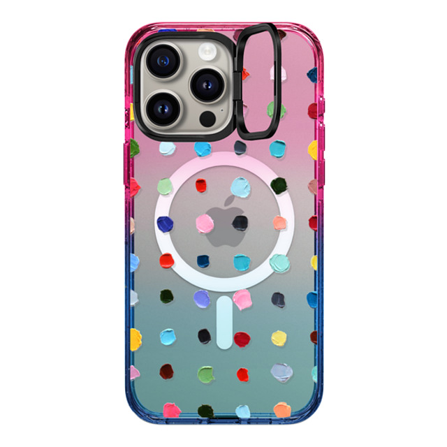 Ann Marie Coolick x CASETiFY iPhone 15 Pro Max Case Pattern,Fine Art Cotton Candy インパクトリングスタンドケース MagSafe対応 Infinite Polka Daubs Back to School Ann Marie Coolick x CASETiFY iPhone 15 Pro Max Case Pattern,Fine Art Cotton Candy インパクトリングスタンドケース MagSafe対応 Infinite Polka Daubs Back to School