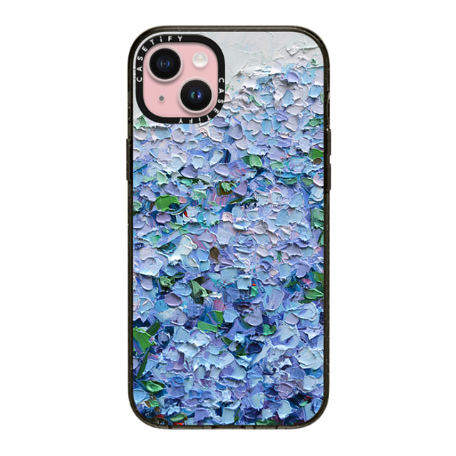 Ann Marie Coolick x CASETiFY iPhone 15 Plus ケース Floral,Fine Art ブラック インパクトケース MagSafe対応 Nantucket Blue Hydrangeas Father's Day Ann Marie Coolick x CASETiFY iPhone 15 Plus ケース Floral,Fine Art ブラック インパクトケース MagSafe対応 Nantucket Blue Hydrangeas Father's Day