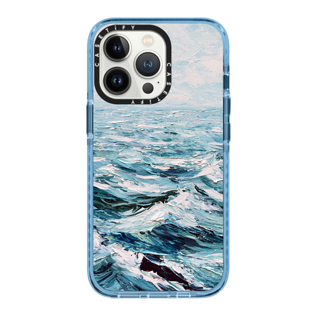 Ann Marie Coolick x CASETiFY iPhone 13 Pro ケース Sierra Blue インパクトケース MagSafe対応 Deep Blue Sea