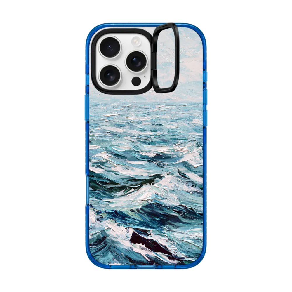 Impact Ring Stand iPhone 16 Pro Max Case MagSafe Compatible - Deep Blue Sea