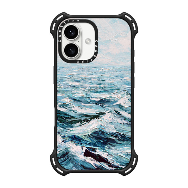 Ann Marie Coolick x CASETiFY iPhone 16 Case Matte Black バウンスケース Deep Blue Sea Ann Marie Coolick x CASETiFY iPhone 16 Case Matte Black バウンスケース Deep Blue Sea
