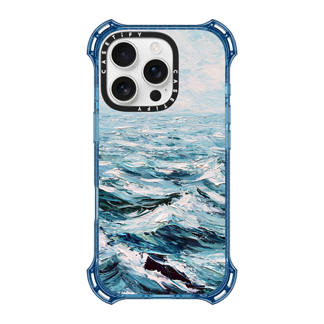 Ann Marie Coolick x CASETiFY iPhone 16 Pro Case ベイビーブルー バウンスケース Deep Blue Sea Ann Marie Coolick x CASETiFY iPhone 16 Pro Case ベイビーブルー バウンスケース Deep Blue Sea