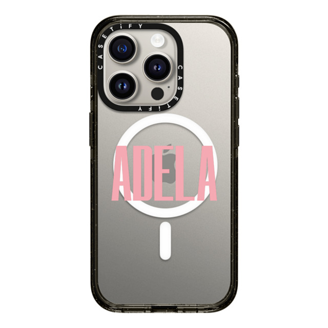 CASETiFY iPhone 15 Pro Case Black Impact Case MagSafe Compatible Custom Case - adela CASETiFY iPhone 15 Pro Case Black Impact Case MagSafe Compatible Custom Case - adela