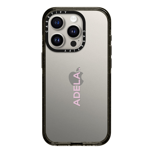 CASETiFY iPhone 15 Pro Case Black Impact Case Custom Case - adela. CASETiFY iPhone 15 Pro Case Black Impact Case Custom Case - adela.