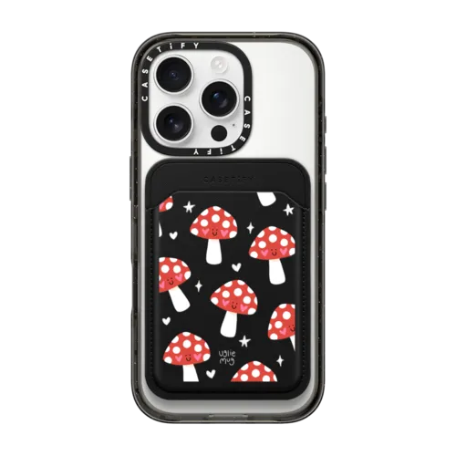 Snappy MagSafe Wallet - Uglie Mug Mushrooms