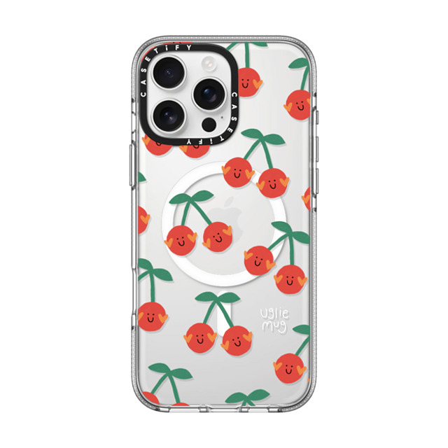 Uglie Mug x CASETiFY iPhone 16 Pro Max Case Clear Clear Case MagSafe Compatible Uglie Mug Cherries Uglie Mug x CASETiFY iPhone 16 Pro Max Case Clear Clear Case MagSafe Compatible Uglie Mug Cherries