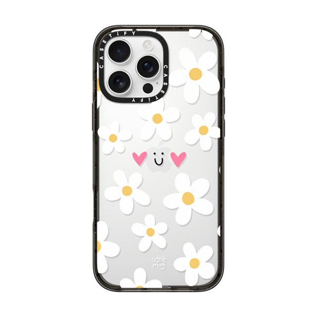 Uglie Mug x CASETiFY iPhone 16 Pro Max ケース ブラック インパクトケース Uglie Mug Bloom