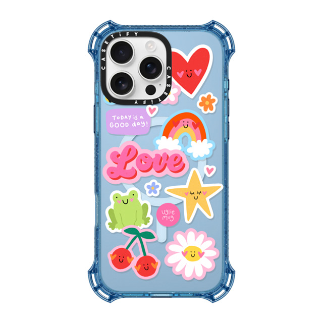 Uglie Mug x CASETiFY iPhone 16 Pro Max Case ベイビーブルー バウンスケース Uglie Mug Stickers Uglie Mug x CASETiFY iPhone 16 Pro Max Case ベイビーブルー バウンスケース Uglie Mug Stickers