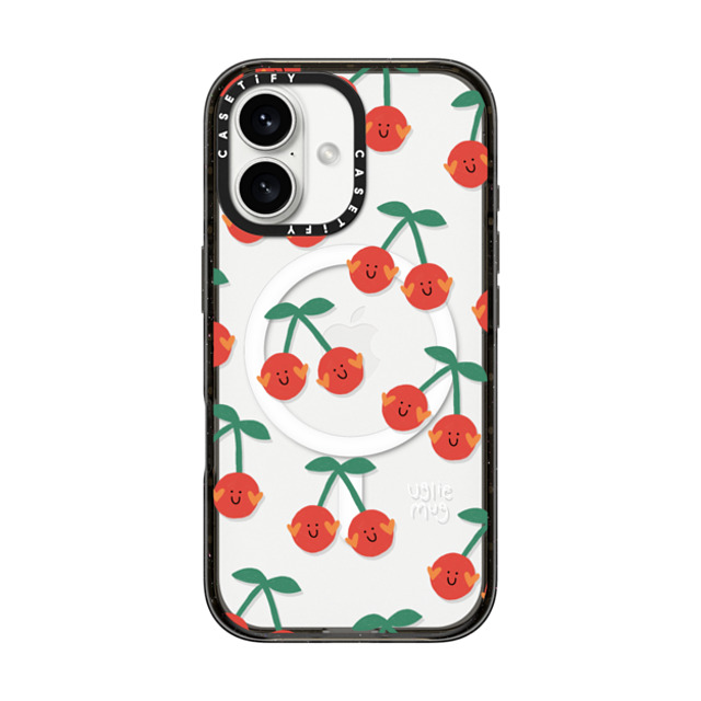 Uglie Mug x CASETiFY iPhone 16 Case Black Impact Case MagSafe Compatible Uglie Mug Cherries Uglie Mug x CASETiFY iPhone 16 Case Black Impact Case MagSafe Compatible Uglie Mug Cherries