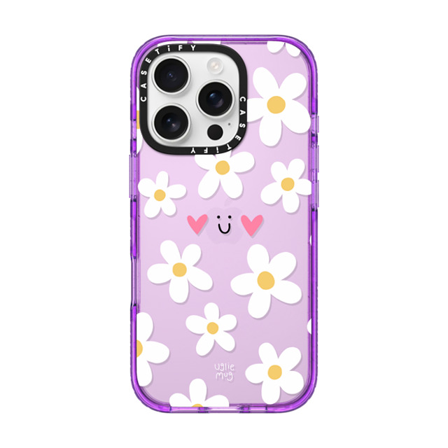 Uglie Mug x CASETiFY iPhone 16 Pro Case パープル Impact Case Uglie Mug Bloom Uglie Mug x CASETiFY iPhone 16 Pro Case パープル Impact Case Uglie Mug Bloom