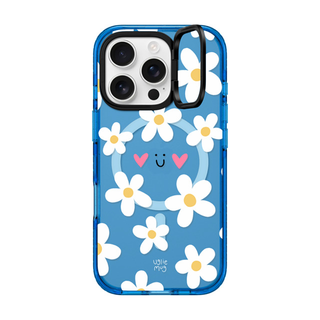 Uglie Mug x CASETiFY iPhone 16 Pro Case スカイブルー インパクトリングスタンドケース MagSafe対応 Uglie Mug Bloom Uglie Mug x CASETiFY iPhone 16 Pro Case スカイブルー インパクトリングスタンドケース MagSafe対応 Uglie Mug Bloom