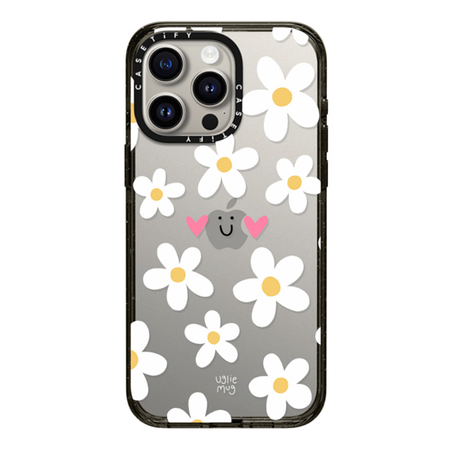 Uglie Mug x CASETiFY iPhone 15 Pro Max ケース ブラック インパクトケース Uglie Mug Bloom