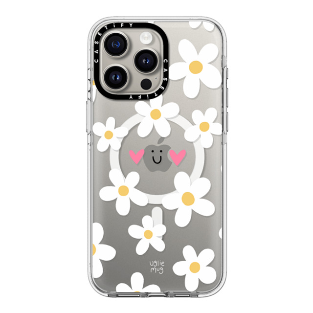 Uglie Mug x CASETiFY iPhone 15 Pro Max ケース クリア クリア ケース MagSafe対応 Uglie Mug Bloom