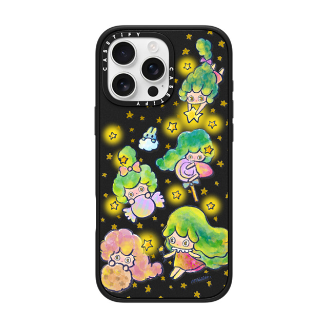 Rinkle and Friends x CASETiFY iPhone 16 Pro Max ケース Star マットブラック インパクトケース MagSafe対応 Brilliance of Kindness Phone Case Back to School Rinkle and Friends x CASETiFY iPhone 16 Pro Max ケース Star マットブラック インパクトケース MagSafe対応 Brilliance of Kindness Phone Case Back to School
