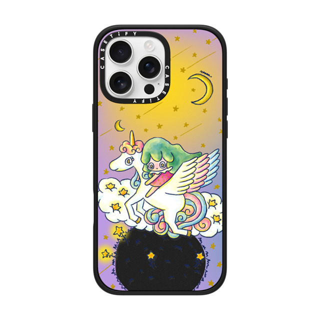Rinkle and Friends x CASETiFY iPhone 16 Pro Max ケース Star マットブラック インパクトケース MagSafe対応 Starborn: Rinkle's First Journey Phone Case Back to School Rinkle and Friends x CASETiFY iPhone 16 Pro Max ケース Star マットブラック インパクトケース MagSafe対応 Starborn: Rinkle's First Journey Phone Case Back to School