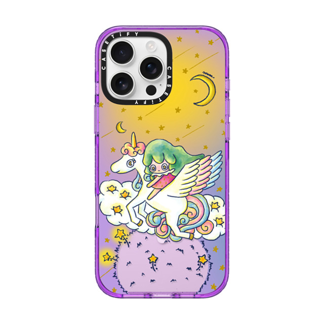 Rinkle and Friends x CASETiFY iPhone 16 Pro Max Case Star パープル Impact Case MagSafe Compatible Starborn: Rinkle's First Journey Phone Case Back to School Rinkle and Friends x CASETiFY iPhone 16 Pro Max Case Star パープル Impact Case MagSafe Compatible Starborn: Rinkle's First Journey Phone Case Back to School
