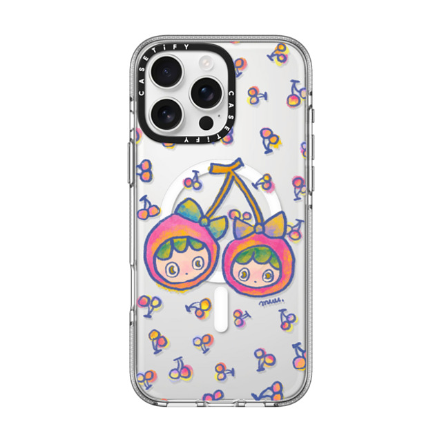 Rinkle and Friends x CASETiFY iPhone 16 Pro Max ケース Cherry,Star クリア クリア ケース MagSafe対応 Cherries Joy Phone Case Back to School Rinkle and Friends x CASETiFY iPhone 16 Pro Max ケース Cherry,Star クリア クリア ケース MagSafe対応 Cherries Joy Phone Case Back to School