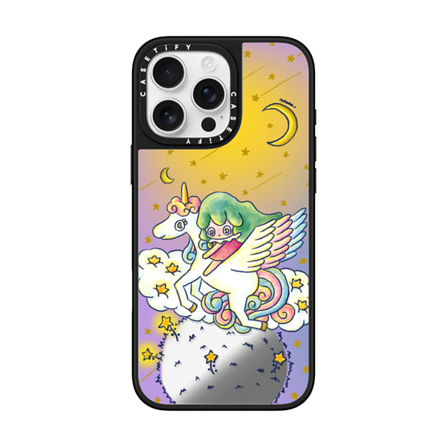 Rinkle and Friends x CASETiFY iPhone 16 Pro Max ケース Star Silver on Black ミラーケース MagSafe対応 Starborn: Rinkle's First Journey Phone Case Back to School Rinkle and Friends x CASETiFY iPhone 16 Pro Max ケース Star Silver on Black ミラーケース MagSafe対応 Starborn: Rinkle's First Journey Phone Case Back to School