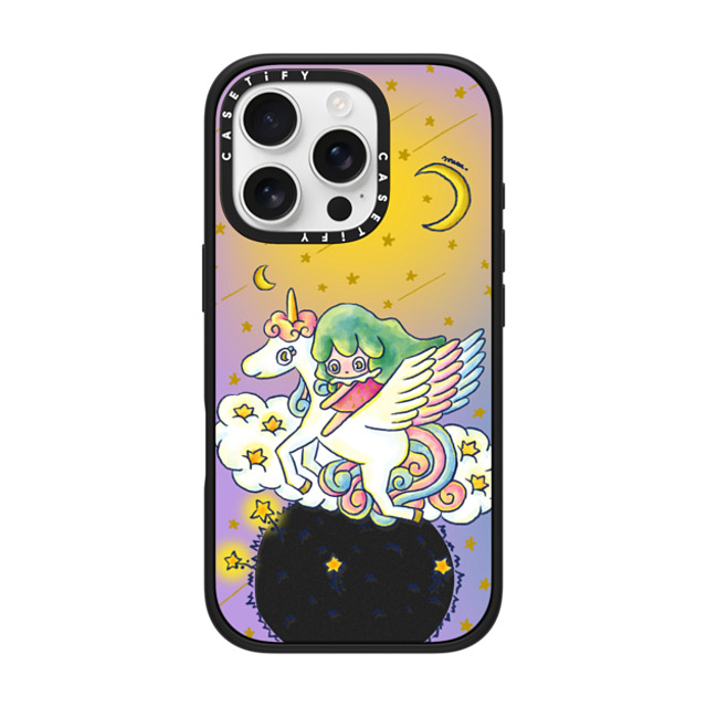 Rinkle and Friends x CASETiFY iPhone 16 Pro ケース Star マットブラック インパクトケース MagSafe対応 Starborn: Rinkle's First Journey Phone Case Back to School Rinkle and Friends x CASETiFY iPhone 16 Pro ケース Star マットブラック インパクトケース MagSafe対応 Starborn: Rinkle's First Journey Phone Case Back to School