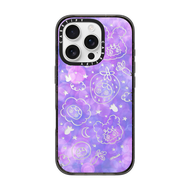 Rinkle and Friends x CASETiFY iPhone 16 Pro ケース Star ブラック インパクトケース Rinkle Dreamlight Rinkle Phone Case Back to School Rinkle and Friends x CASETiFY iPhone 16 Pro ケース Star ブラック インパクトケース Rinkle Dreamlight Rinkle Phone Case Back to School