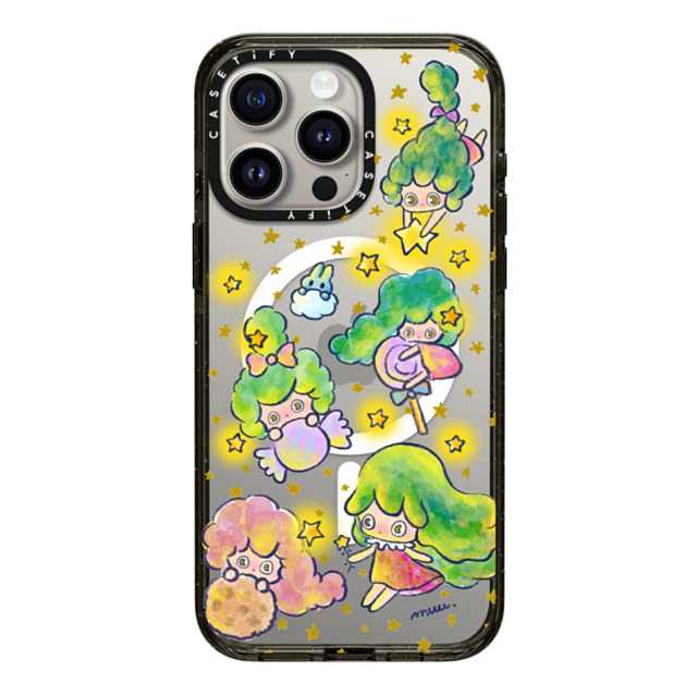 Rinkle and Friends x CASETiFY iPhone 15 Pro Max Case Star Black Impact Case MagSafe Compatible Brilliance of Kindness Phone Case Back to School Rinkle and Friends x CASETiFY iPhone 15 Pro Max Case Star Black Impact Case MagSafe Compatible Brilliance of Kindness Phone Case Back to School