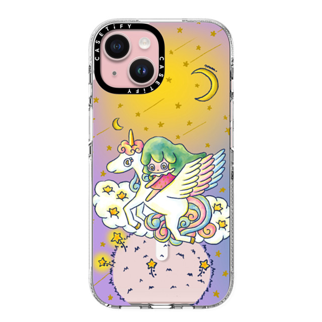 Rinkle and Friends x CASETiFY iPhone 15 ケース Star クリア クリア ケース MagSafe対応 Starborn: Rinkle's First Journey Phone Case Back to School Rinkle and Friends x CASETiFY iPhone 15 ケース Star クリア クリア ケース MagSafe対応 Starborn: Rinkle's First Journey Phone Case Back to School