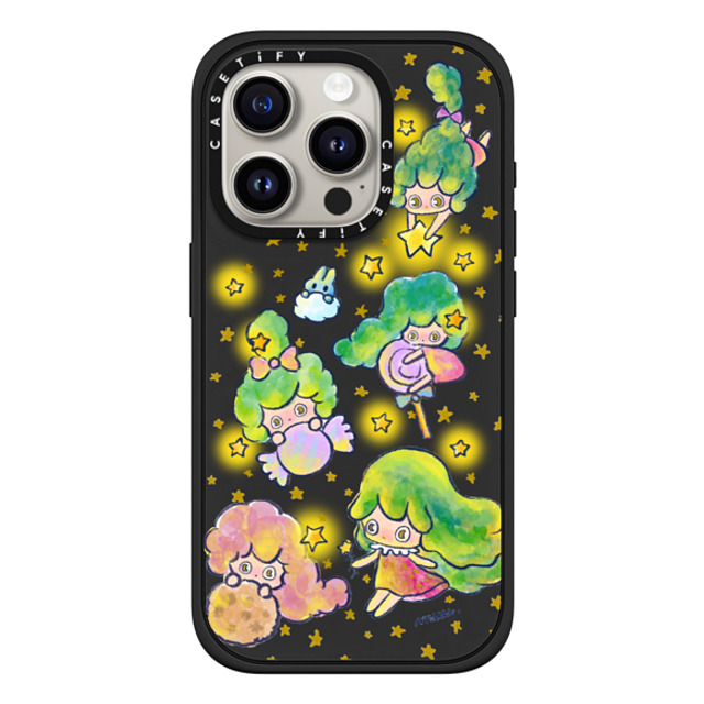 Rinkle and Friends x CASETiFY iPhone 15 Pro ケース Star マットブラック インパクトケース MagSafe対応 Brilliance of Kindness Phone Case Back to School Rinkle and Friends x CASETiFY iPhone 15 Pro ケース Star マットブラック インパクトケース MagSafe対応 Brilliance of Kindness Phone Case Back to School