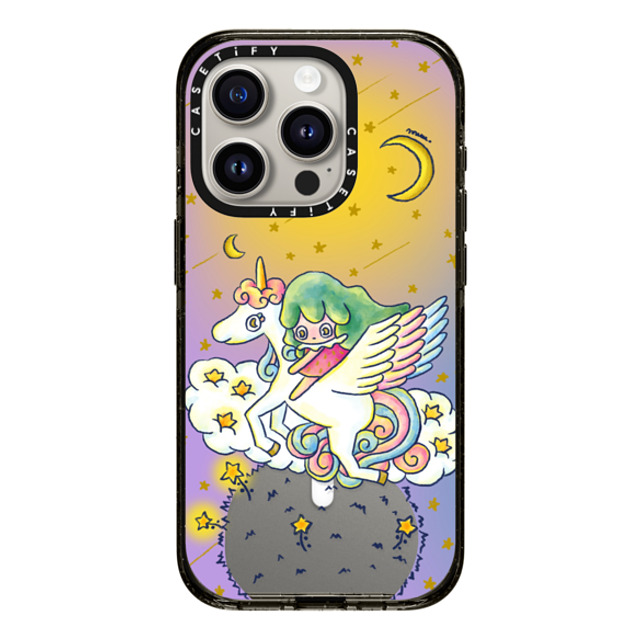 Rinkle and Friends x CASETiFY iPhone 15 Pro ケース Star ブラック インパクトケース MagSafe対応 Starborn: Rinkle's First Journey Phone Case Back to School Rinkle and Friends x CASETiFY iPhone 15 Pro ケース Star ブラック インパクトケース MagSafe対応 Starborn: Rinkle's First Journey Phone Case Back to School