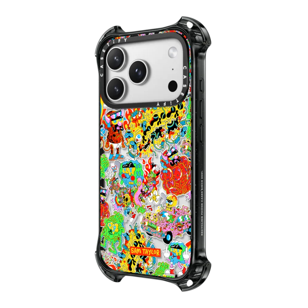 Bounce iPhone 17 Pro Max Case MagSafe Compatible - Silly Stickers