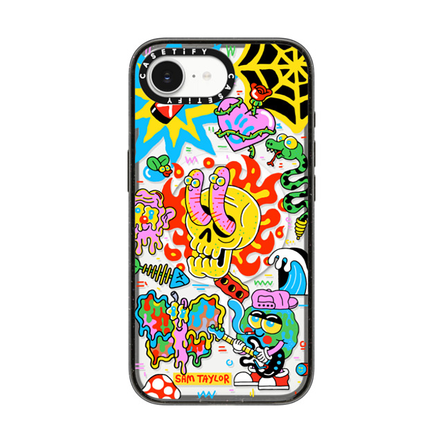 Sam Taylor x CASETiFY iPhone 16e Case Sticker,Skull Black Impact Case MagSafe Compatible Silly Little Bits Back to School Sam Taylor x CASETiFY iPhone 16e Case Sticker,Skull Black Impact Case MagSafe Compatible Silly Little Bits Back to School