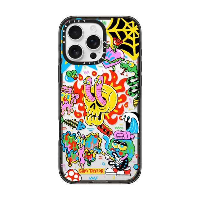 Sam Taylor x CASETiFY iPhone 16 Pro Max Case Sticker,Skull Black Impact Case Silly Little Bits Back to School Sam Taylor x CASETiFY iPhone 16 Pro Max Case Sticker,Skull Black Impact Case Silly Little Bits Back to School