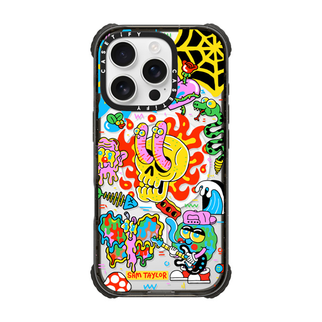 Sam Taylor x CASETiFY iPhone 16 Pro Case Sticker,Skull Black ウルトラ インパクトケース MagSafe 対応 Silly Little Bits Back to School Sam Taylor x CASETiFY iPhone 16 Pro Case Sticker,Skull Black ウルトラ インパクトケース MagSafe 対応 Silly Little Bits Back to School