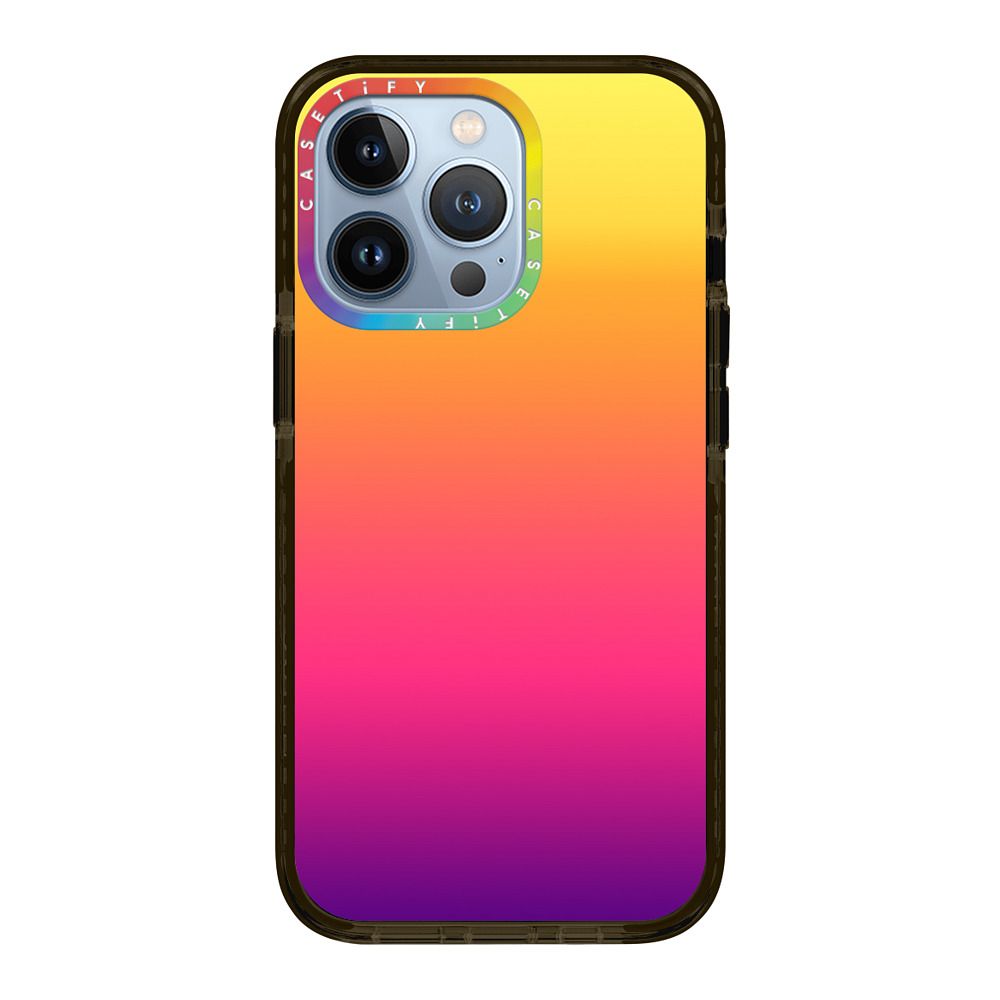 Yellow Orange Pink Purple Bright Neon Colorful Gradient Casetify